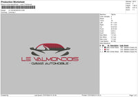 Valmondoistext Embroidery File 6 sizes