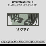 Levi Rectangle1012 Embroidery File 6 sizes