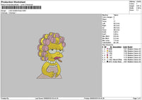 Simpsonqueen Embroidery File 6 sizes