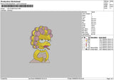 Simpsonqueen Embroidery File 6 sizes