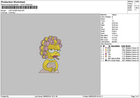 Simpsonqueen Embroidery File 6 sizes