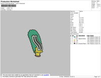 Lissa Embroidery File 4 size