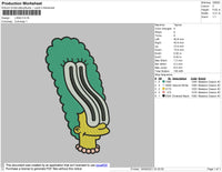 Lissa Embroidery File 4 size