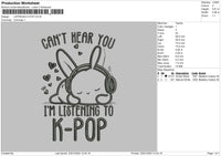 Bunny Pop Embroidery File 6 sizes