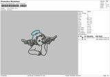 Little Angel Embroidery File 4 size