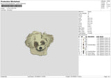 Little Dog Embroidery File 6 sizes