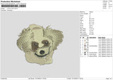 Little Dog Embroidery File 6 sizes