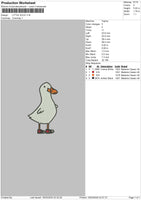 Littleduck Embroidery File 6 sizes