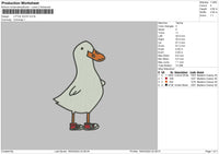 Littleduck Embroidery File 6 sizes