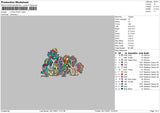 Little Ponny Embroidery File 4 size