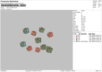 Live Learn Embroidery File 4 size