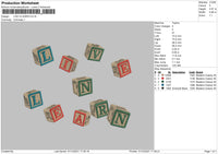 Live Learn Embroidery File 4 size