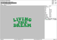 Livingtext 2904 Embroidery File 6 sizes