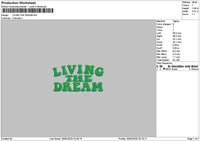 Livingtext 2904 Embroidery File 6 sizes