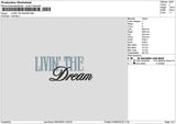 Livingtext 0105 Embroidery File 6 sizes