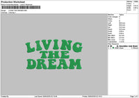 Livingtext 2904 Embroidery File 6 sizes