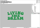 Livingtext 2904 Embroidery File 6 sizes