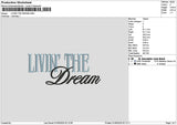 Livingtext 0105 Embroidery File 6 sizes