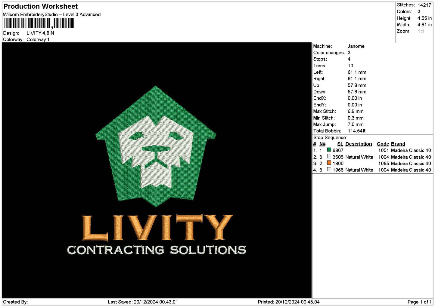 Livitytext 01 02 Embroidery 2 Files