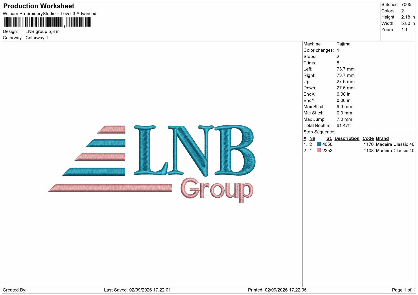 Lnbtext 02 Embroidery Machine Design File 6 sizes