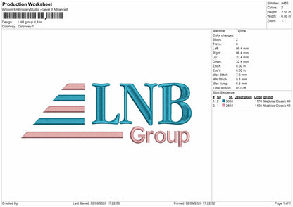 Lnbtext 02 Embroidery Machine Design File 6 sizes