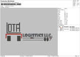 Logistic LLC Embroidery File 5 sizes