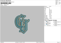 Logo CU Embroidery File 4 size