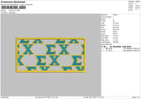 Logo CX Embroidery File 4 size