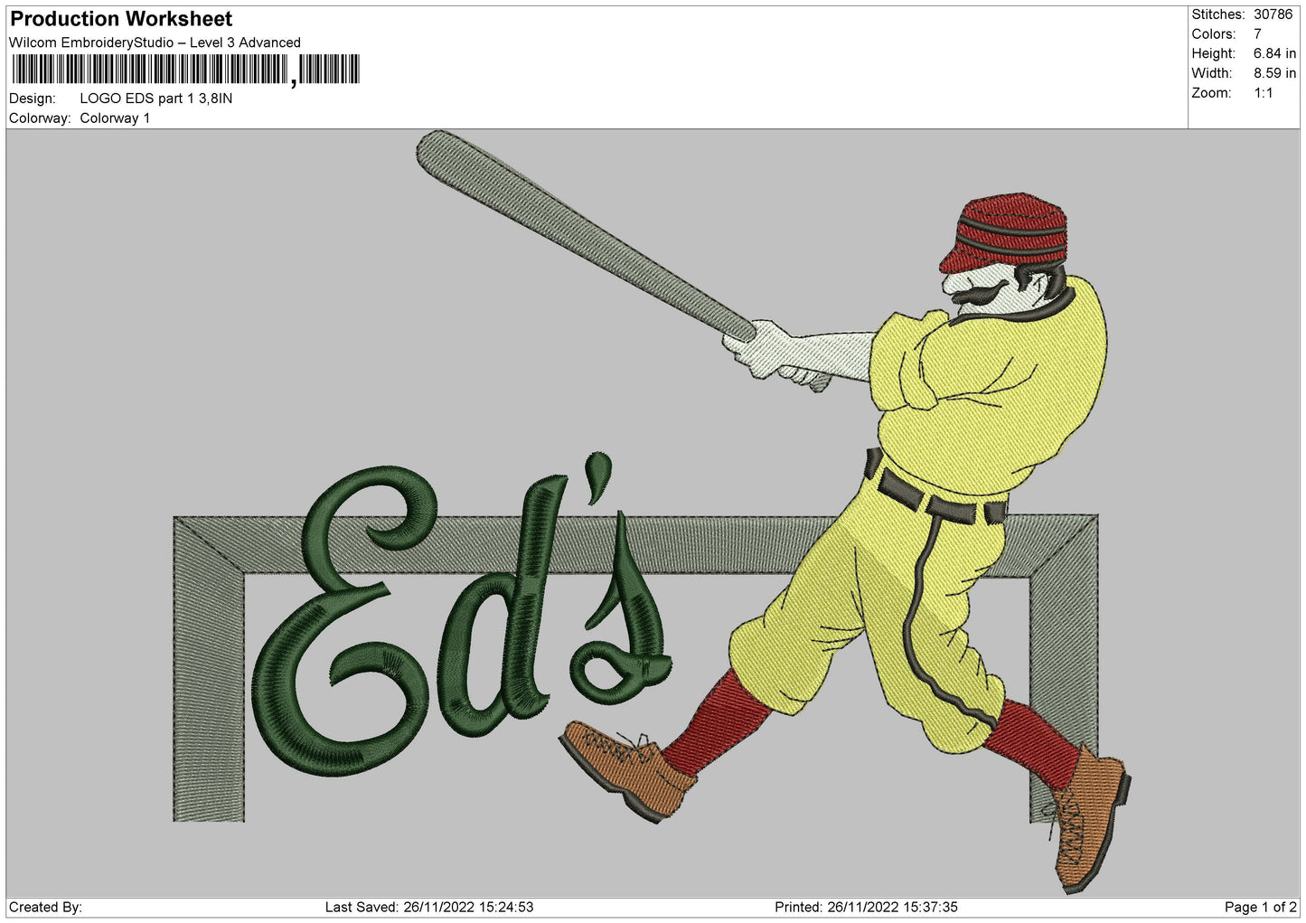 Logo Eds Embroidery 2 Files