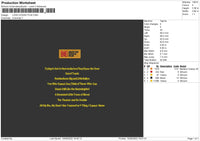 Kodak Text Embroidery File 4 size