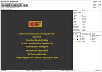 Kodak Text Embroidery File 4 size