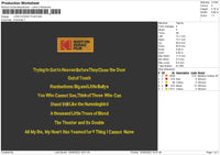 Kodak Text Embroidery File 4 size