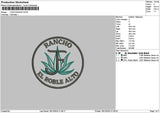 Ranchocircle Embroidery File 6 sizes