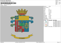 Logo Vis Embroidery File 6 sizes
