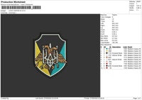 Logo Xapkib Embroidery File 4 size