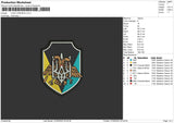 Logo Xapkib Embroidery File 4 size
