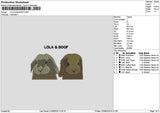 Rabbits 2208 Embroidery File 6 sizes