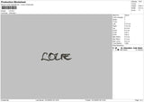 Lolie Embroidery File 6 sizes