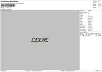 Lolie Embroidery File 6 sizes