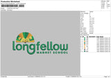 Fellowtext Embroidery File 6 sizes