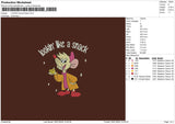Mouse Text 01 Embroidery File 6 sizes