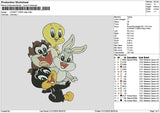 Looney2112 Embroidery File 6 sizes