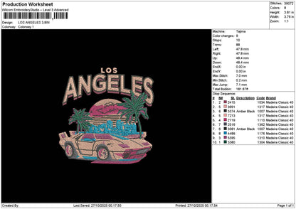 Angelestext 2710 Embroidery File 6 sizes