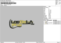 Delatext Embroidery File 6 sizes