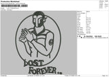 Lost Forever Embroidery File 4 size