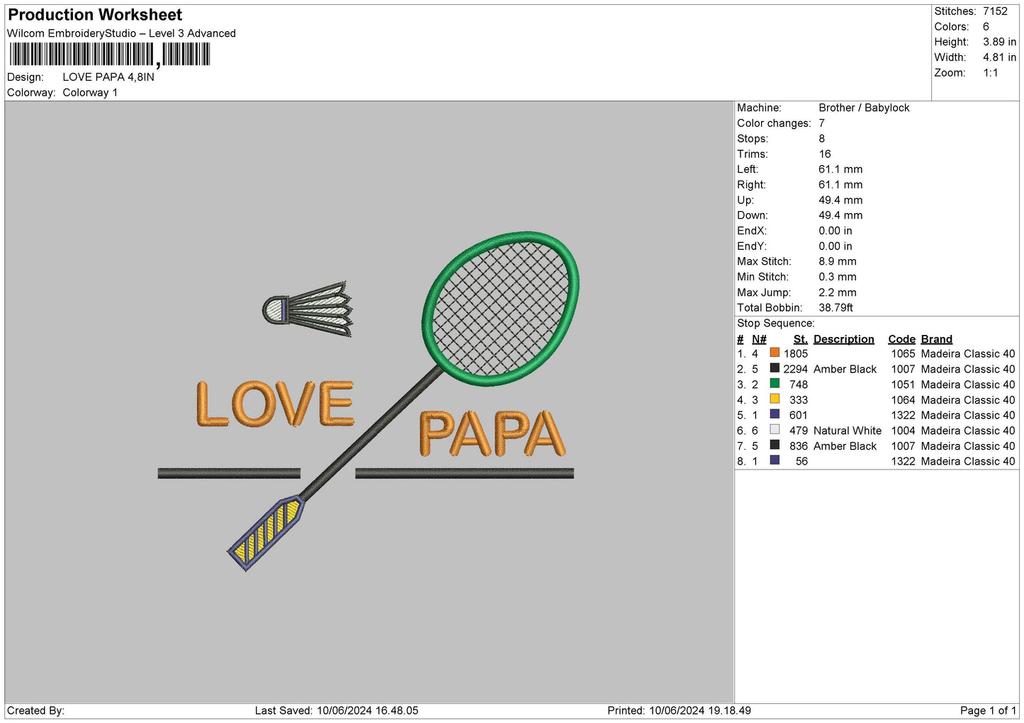 Lovepapatext Embroidery File 6 sizes