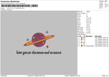 Love You To The Moon Embroidery File 5 sizes