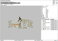 Love Photoflat 1102 Embroidery File 6 sizes
