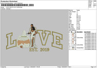 Love Photoflat 1102 Embroidery File 6 sizes