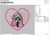 Love Scream V3 Embroidery File 6 sizes